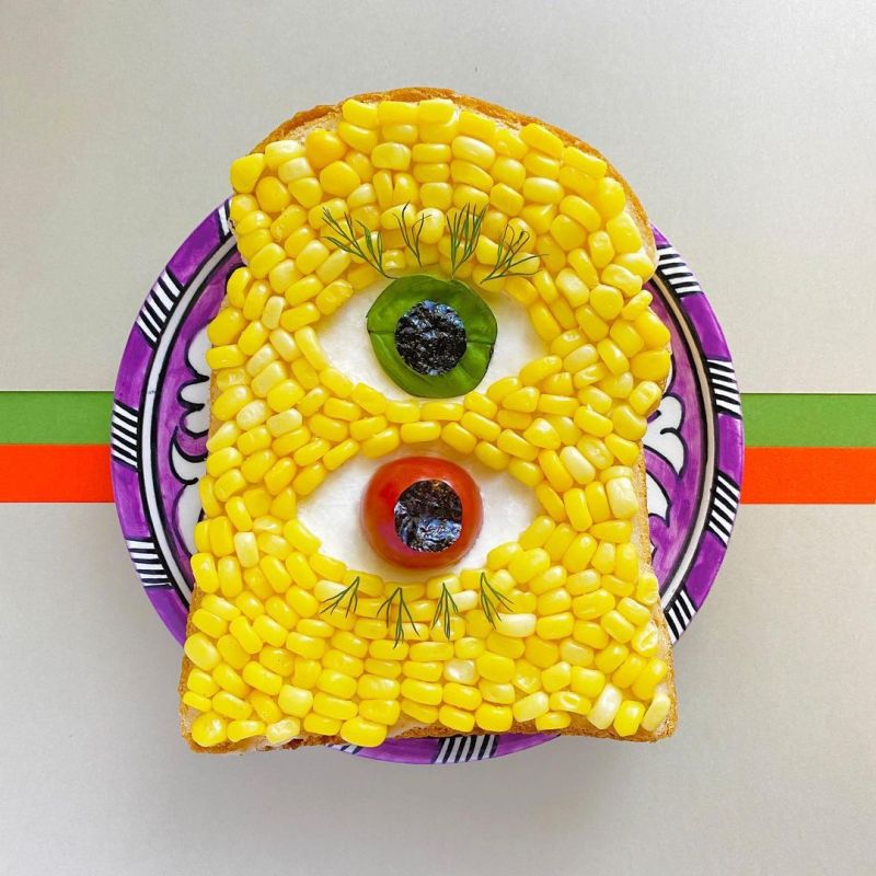 Japanese Food Artist Creates Amazing Toast Art with Edible Designs