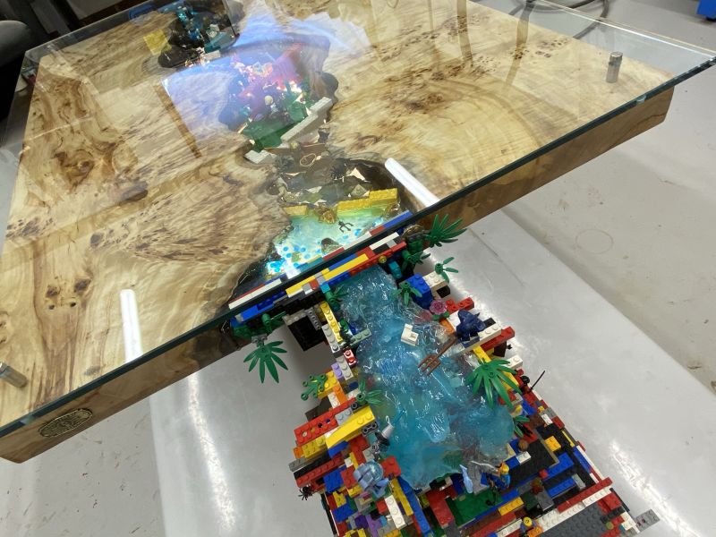 Lego river sale table