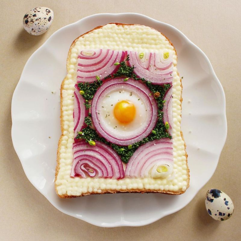 Japanese food artist and designer Manami Sasaki loves art and this is clearly visible in her amazing toast creations that she has created during the pandemic peri