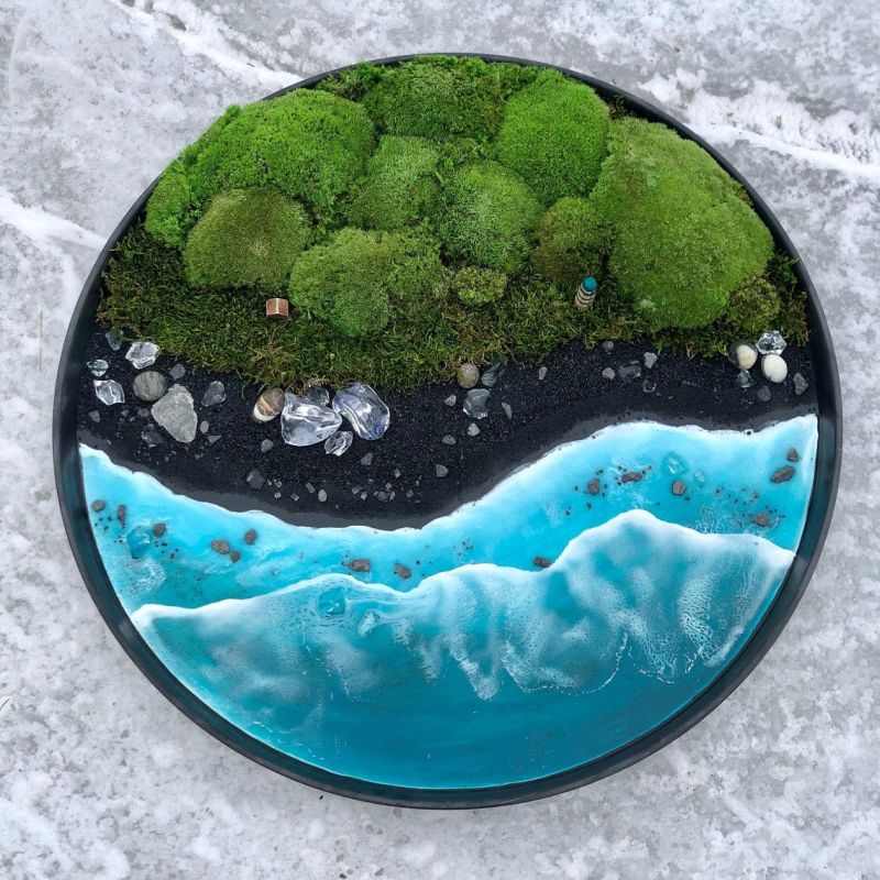 Moss Wall Art by Anna Paschenko are Perfect for Nature Lovers