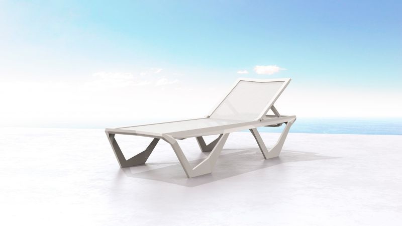 Voxel Sun Lounger by Karim Rashid Boasts Unique, Angular Form