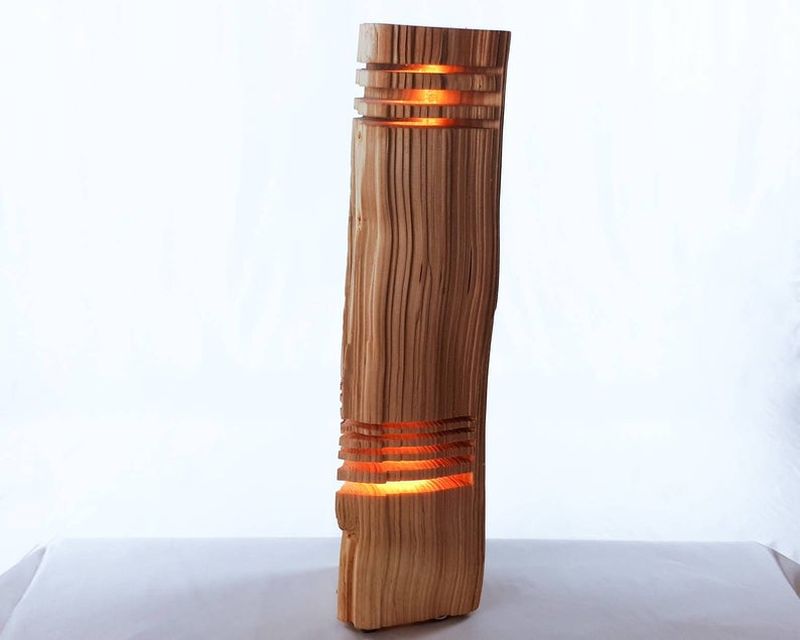 Accent Wooden Lamp