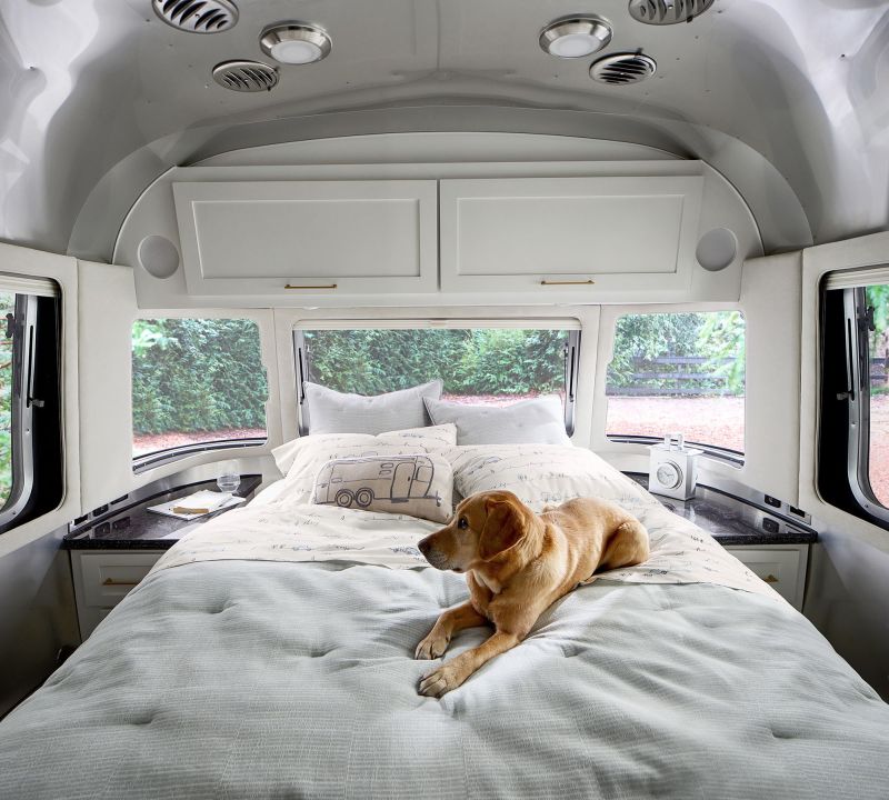 Airstream and Pottery Barn Launch New Collection for Travel Trailers