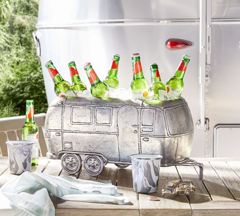 Airstream and Pottery Barn Launch New Collection for Travel Trailers