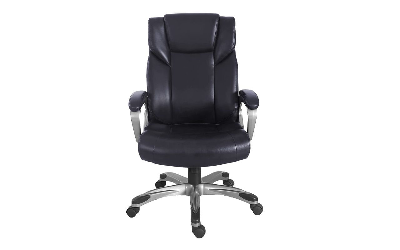 Amazonbasics High-Back Leather Executive Chair