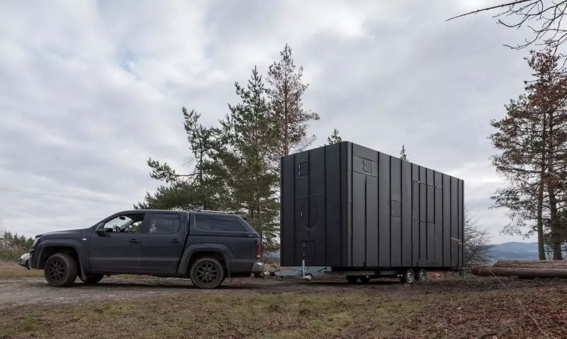 Aranka Mobile House by Hide and Seek can be Installed Amidst Nature