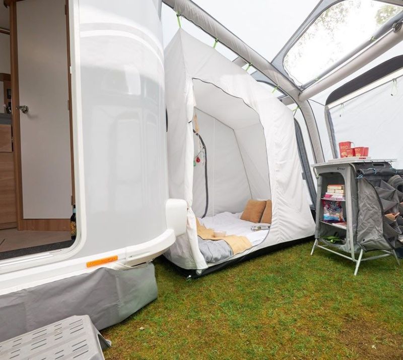 PRIMA Discovery Air Awning Adds Extra Space to Bailey Caravans