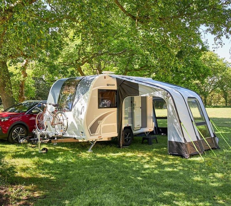 PRIMA Discovery Air Awning Adds Extra Space to Bailey Caravans