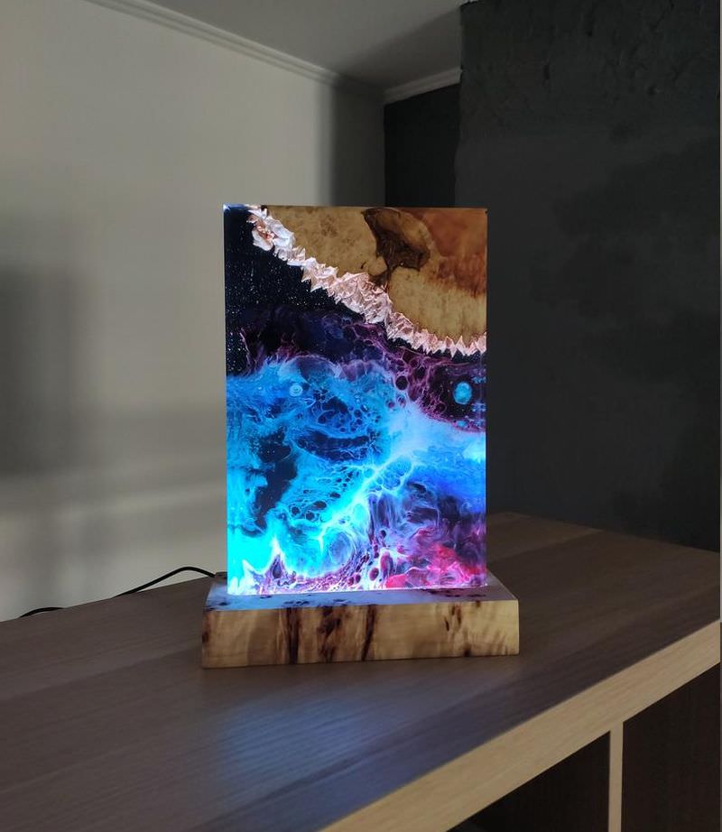 Resin lamps on sale for sale