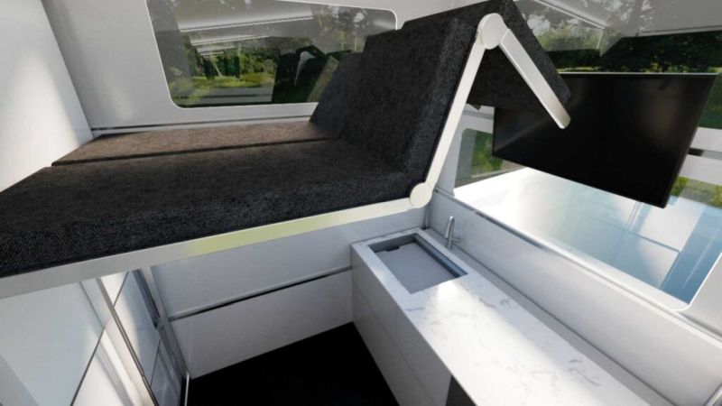 Stream It’s CyberLandr Transforms Tesla’s Cybertruck Into Tiny House