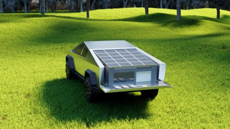 Stream It’s CyberLandr Transforms Tesla’s Cybertruck Into Tiny House