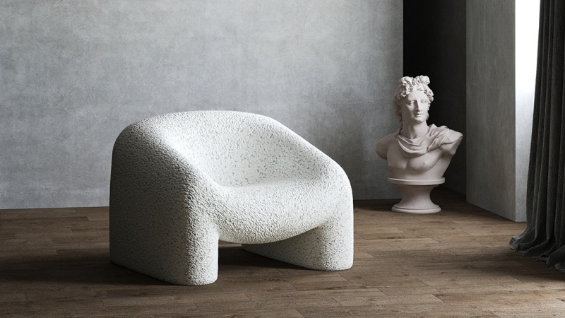 Moooi's Hortensia Armchair Feels and Looks Like Natural Blossoming Hortensia