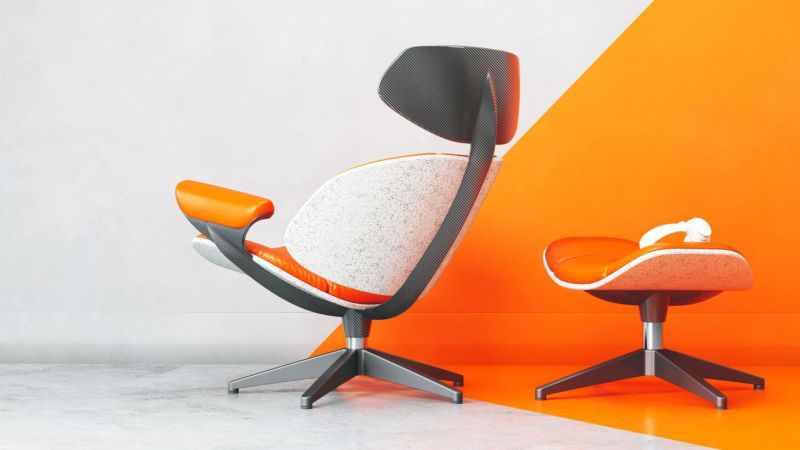 Ian Callum Re-Imagines Eames Lounge Chair in New Materials