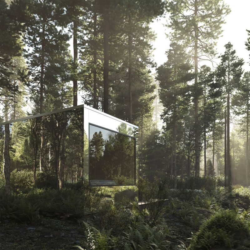 Leckie Studio and Aruliden Designs Mirrored Cabins Amidst Wild Landscape