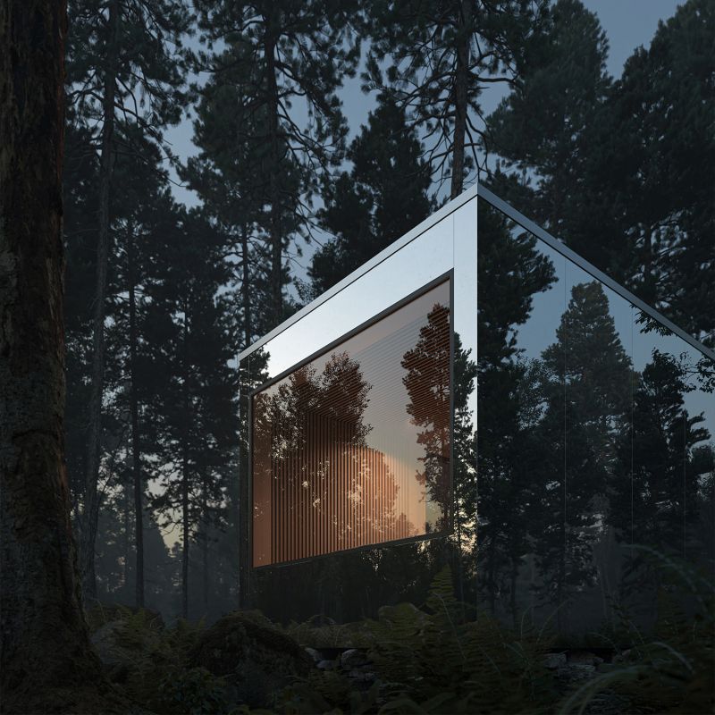 Leckie Studio and Aruliden Designs Mirrored Cabins Amidst Wild Landscape