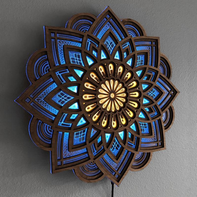 Mandala Night Light