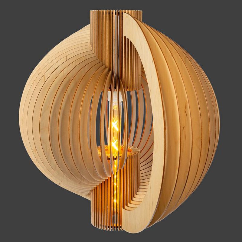 Mistery Pendant Wood Lamp