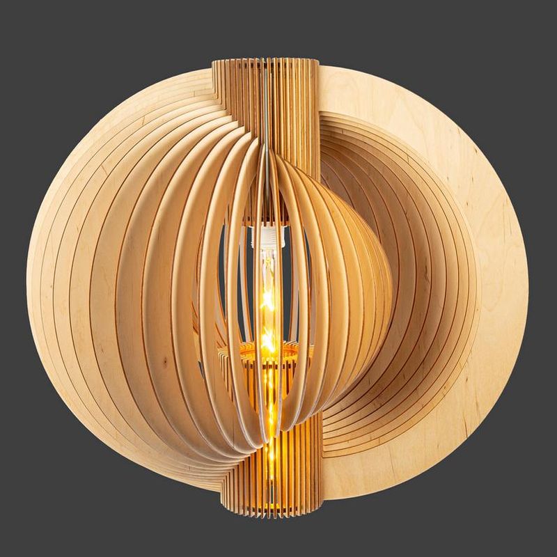 Mistery Pendant Wood Lamp