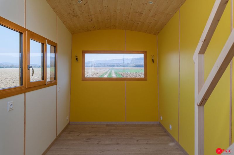 Optinid Builds Tiny house with Sliding Roof as Tourist Accommodation