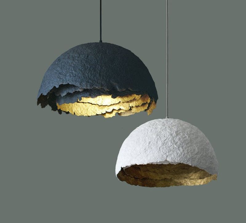 Papier Mache Paper Lamp Pendant