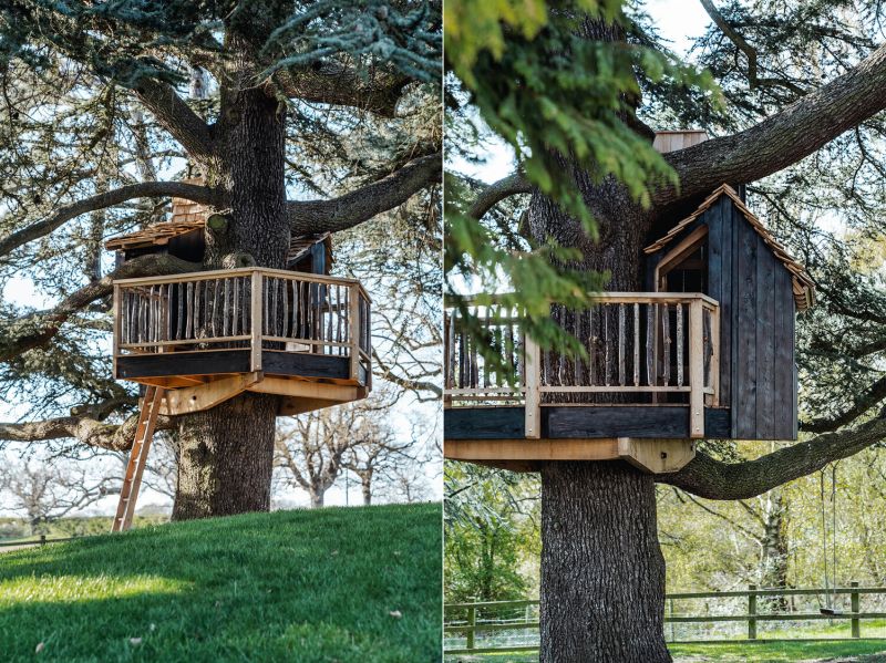 Sebastian Cox Builds one-of-a-kind Children’s Play Treehouse