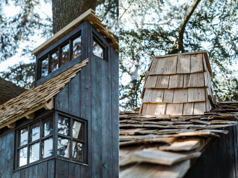 Sebastian Cox Builds one-of-a-kind Children’s Play Treehouse