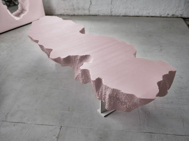 Snarkitecture and Gufram Expand their Broken Series in Pink Shade