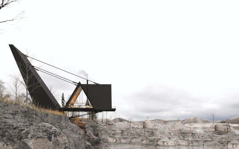 This Suspended House Will Give You a Feeling of Fear and Excitement