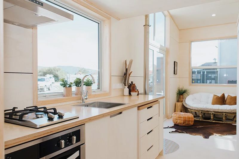 The Kapiti Tiny House is Perfect for Two Persons