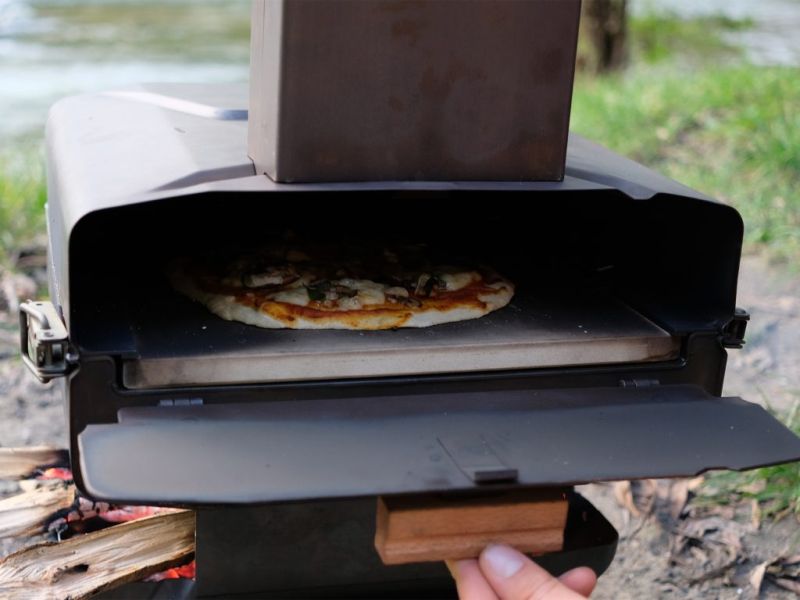 This DIY Wood-Fired Pizza Oven is made from Petrol Can