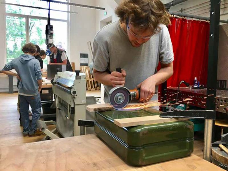 This DIY Wood-Fired Pizza Oven is made from Petrol Can