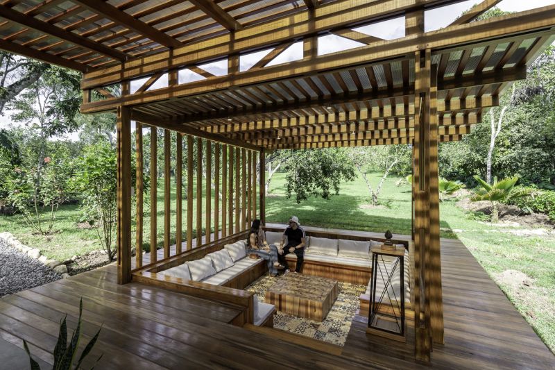 This Outdoor Pavilion Repurposes Unused Water Reservoir Tank