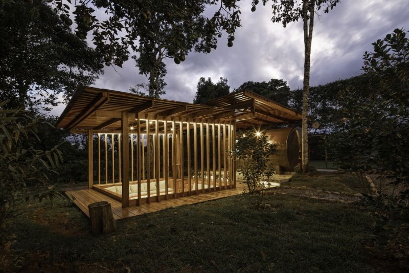 This Outdoor Pavilion Repurposes Unused Water Reservoir Tank