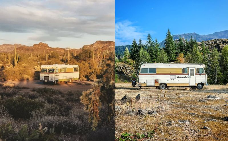 Woman Revamps 70s Motorhome While Keeping its Vintage Vibe