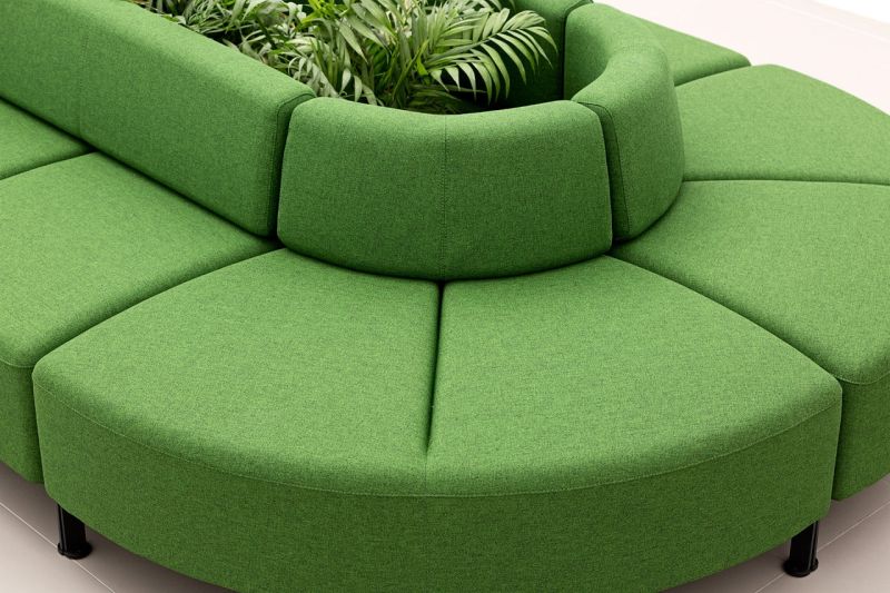 BEND Modular Office Sofa Offers Endless Seating Possibilities