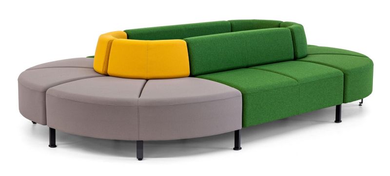 BEND Modular Office Sofa Offers Endless Seating Possibilities