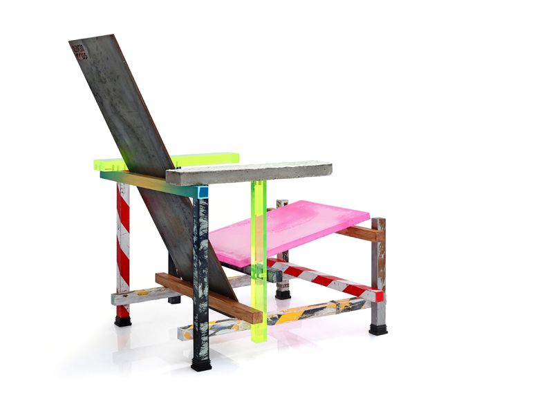 HAROW Recreates Gerrit Rietveld’s Popular Chair to Highlight Global Warming