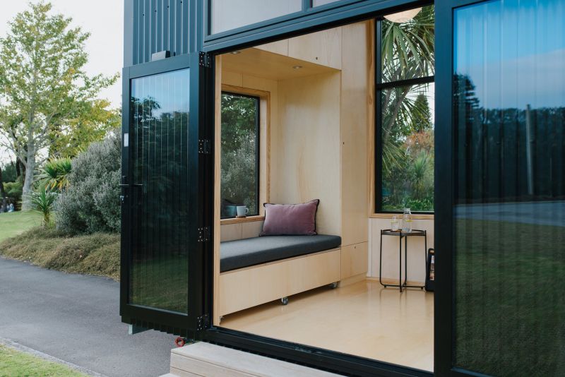 Ohariu is a Minimalist, Net-Zero Tiny House on Wheels