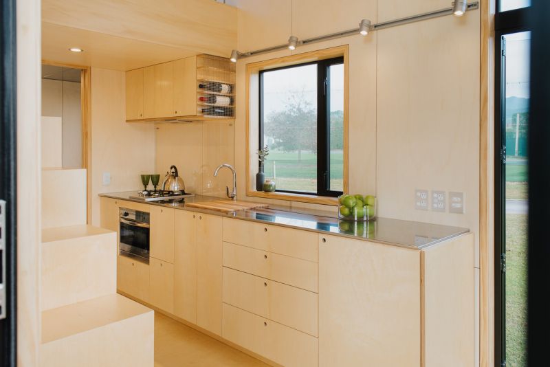 Ohariu is a Minimalist, Net-Zero Tiny House on Wheels