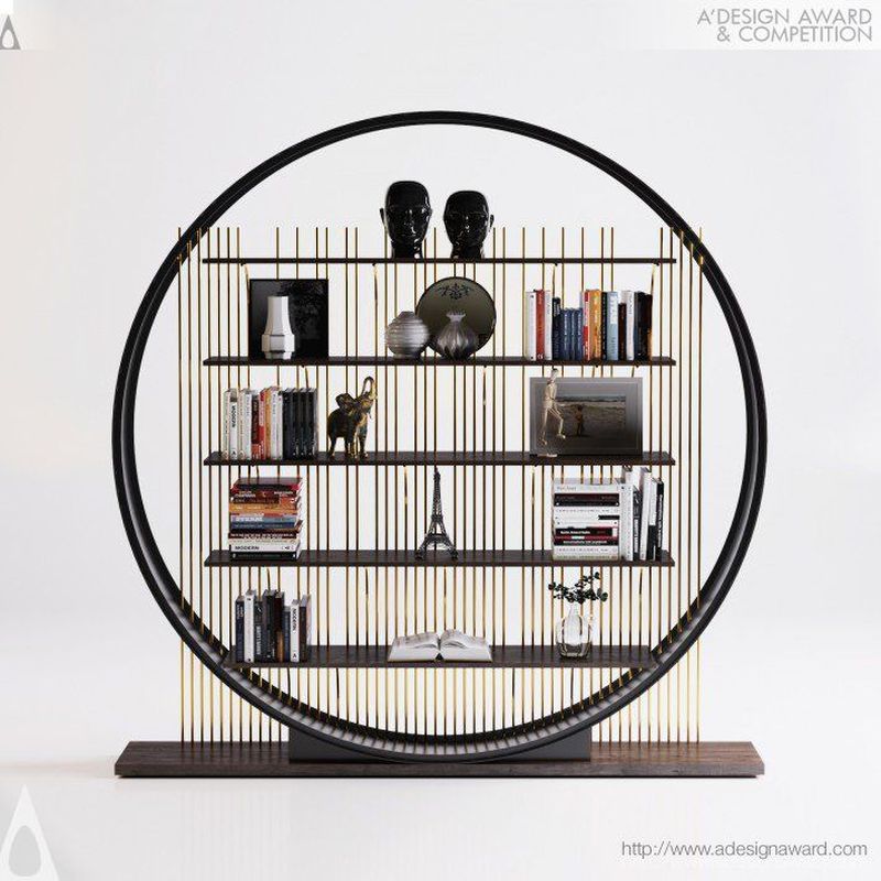 Ring Bookshelf by Kawn Designs Follows Da Vinci's Golden Ratio