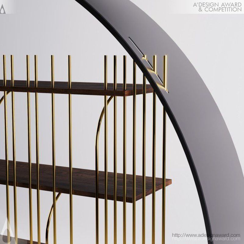 Ring Bookshelf by Kawn Designs Follows Da Vinci's Golden Ratio