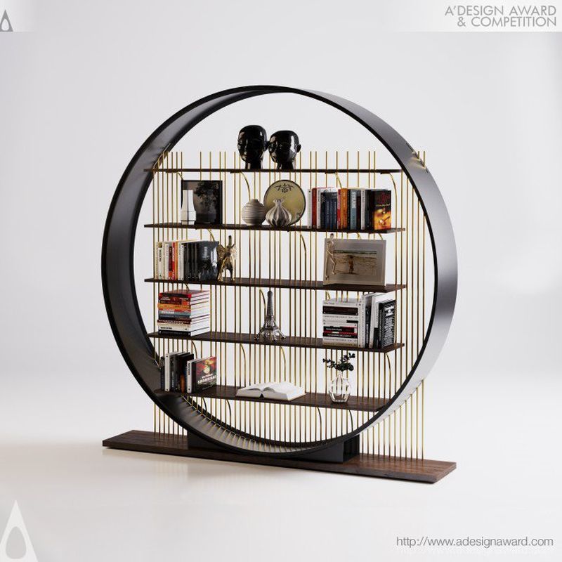 Ring Bookshelf by Kawn Designs Follows Da Vinci's Golden Ratio