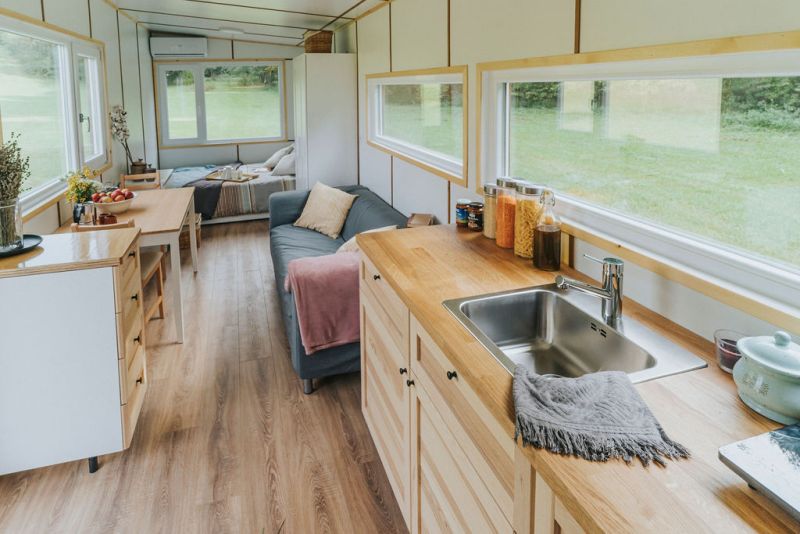 Romania-based tiny house manufacturer Solido grabs attention with its fast construction facilities. The company claims to build a tiny house in 60 days,