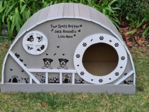 DIYer Woman Builds Hobbit Style Dog House for Her Pups