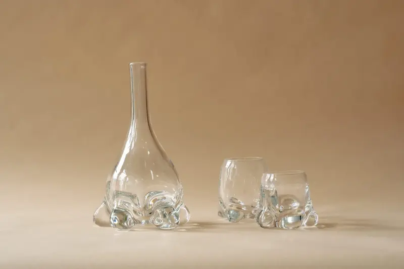 Deborah Czeresko Creates Unique, Sneaker-Shaped Glass Vases