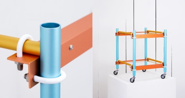 Designer Uses U-bolts to Make Modular Furniture