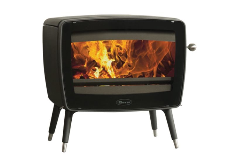 Dovre VINTAGE 50 Wood Burning Stove has Window to Watch Flames