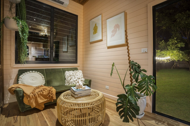 High End Tiny House With Timber Exterior is up For Grabs