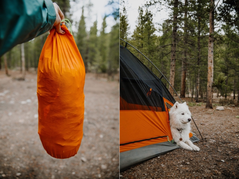 King Peak Tent makes camping fun with separate compartment for pooch.