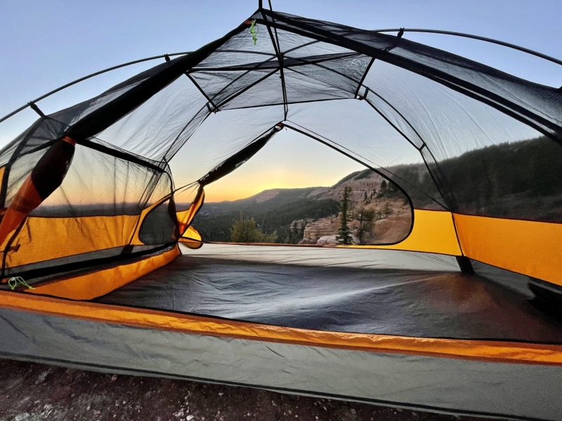 King Peak Tent makes camping fun with separate compartment for your pooch. 